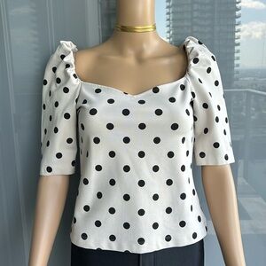 Zara Polka Dot Top